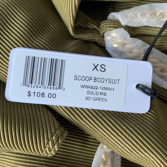 SCOOP RIB BODYSUIT - Picture 7 of 7